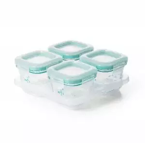 Oxo Tot Glass Baby Blocks Food Storage Containers